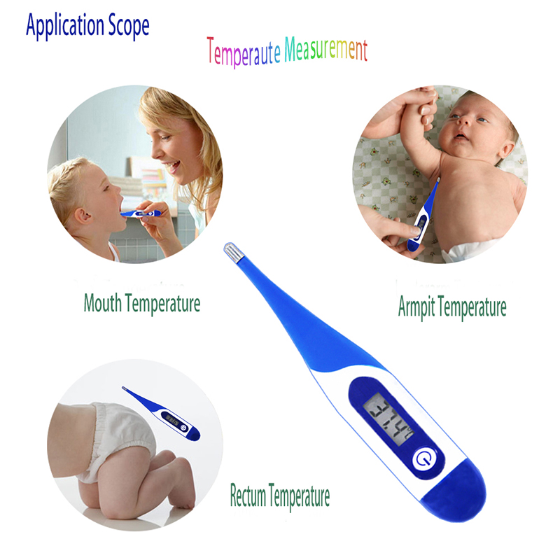 Hushållskontakt Örtermometer Människokropp Baby Vuxen temperaturprobe