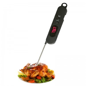 Vikbar BBQ-termometer för kök utomhusmatlagningsgrill