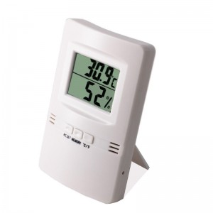 Ultratunn och enkel LCD Digital termometer och hygrometer + -1C + -5% RH Hygrothermograph