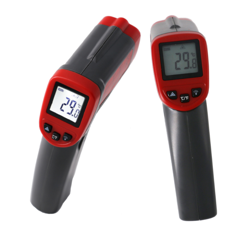 Laser LCD Digital IR Infraröd termometer Meter Vapenpunkt Driftstemperatur 0-50 graders industriell kontakttermometer