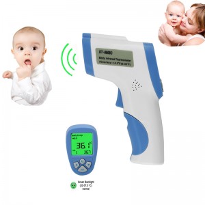 Infraröd termometer kan mäta från 32C till 43Celsius för barn och vuxna