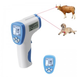 Djurstemperatur som mäter termometer med hög temperatur i boskapsgården