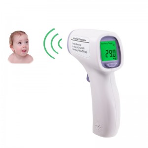 Infraröd panntermometer som mäter babykroppsändringar