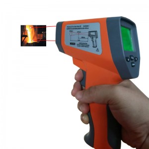 Hot CE Digital LCD handhållen laserinfraröd termometer pistol Kontakt temperatur pistol industriell infraröd tempdetektor
