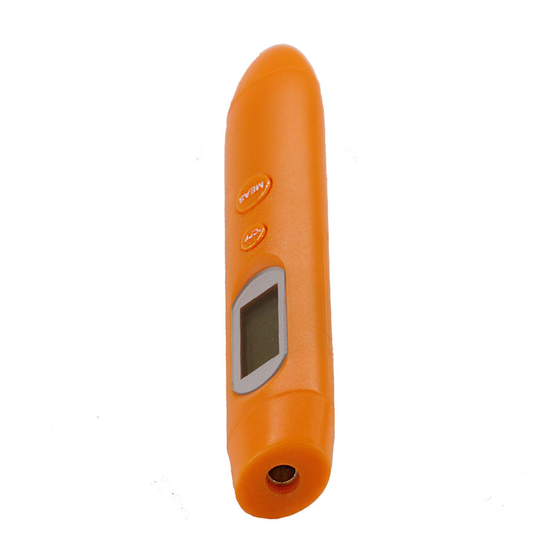 Nya produkter 2019 kinesiska fabrikens öron- och pann infraröd termometer med gröna orange röda bakgrundsbelysningar